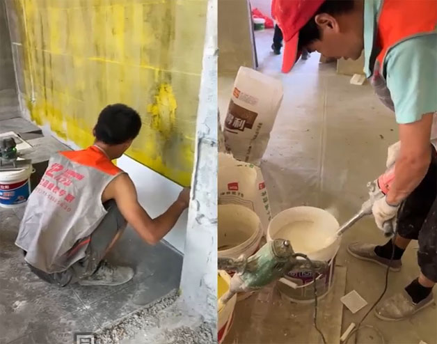 炎炎夏日 郑州全区域项目施工进行中