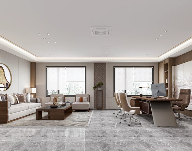 新中式+办公室=绝美